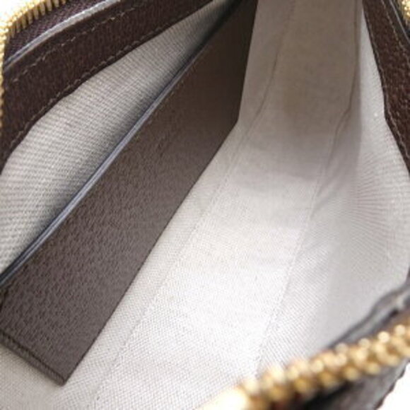 Gucci Handbag Ophidia GG Supreme Canvas Leather Beige Ebony - Picture 6 of 9